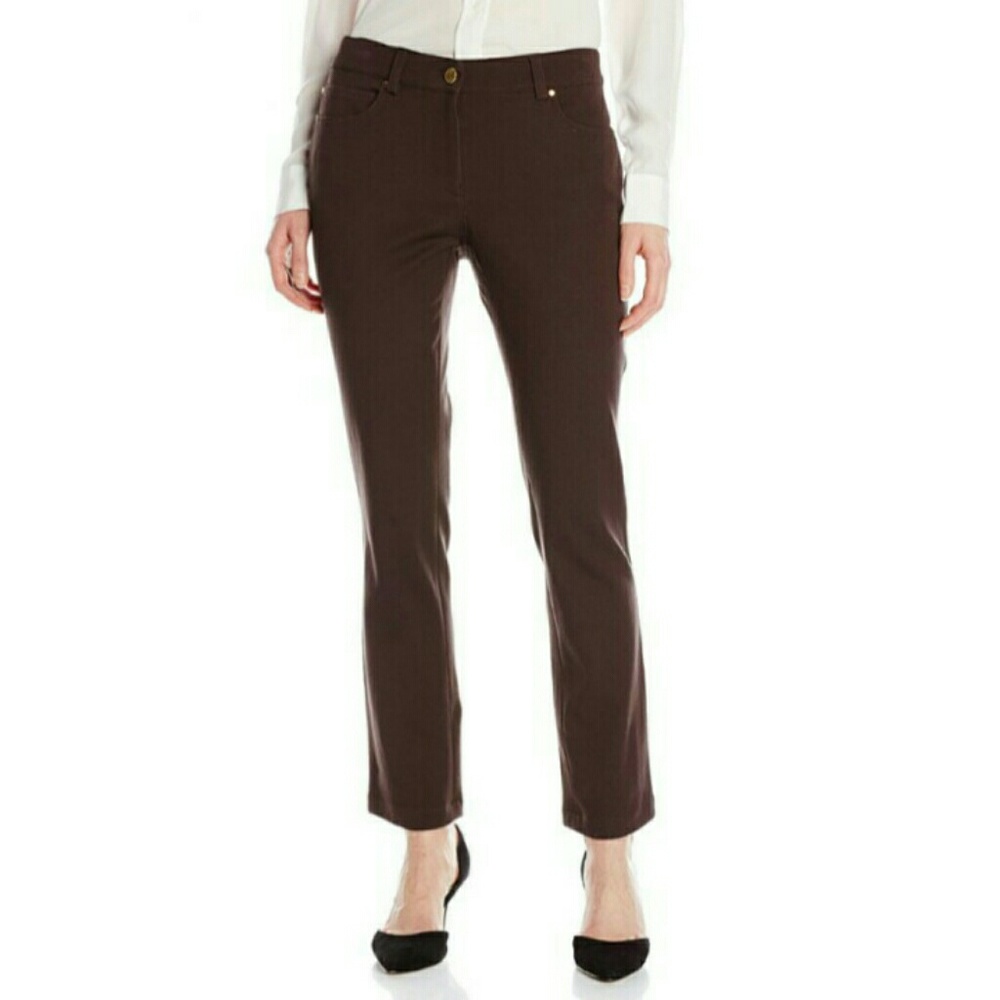 Rafaella - Classic Brown Pants